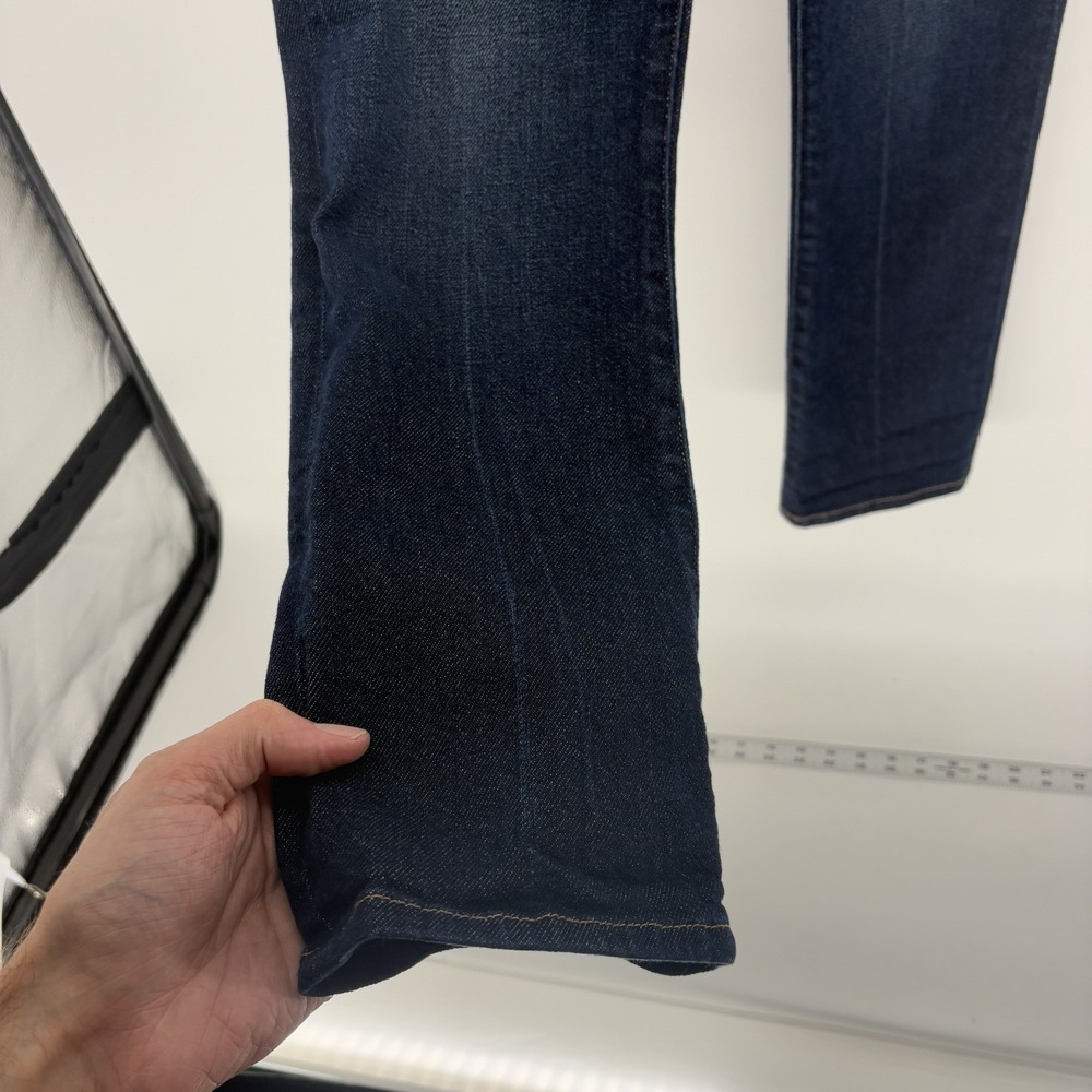 FRAME Le High Straight Jeans Women's 28X27 Woodson Dark Wash Stretch Denim USA - Picture 5 of 12